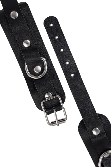 Черные мини-оковы со скруглёнными углами