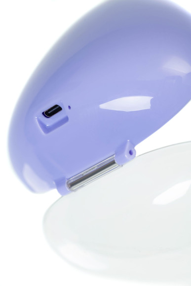 Сиреневый вибратор Crasatell с вакуум-волновой стимуляцией