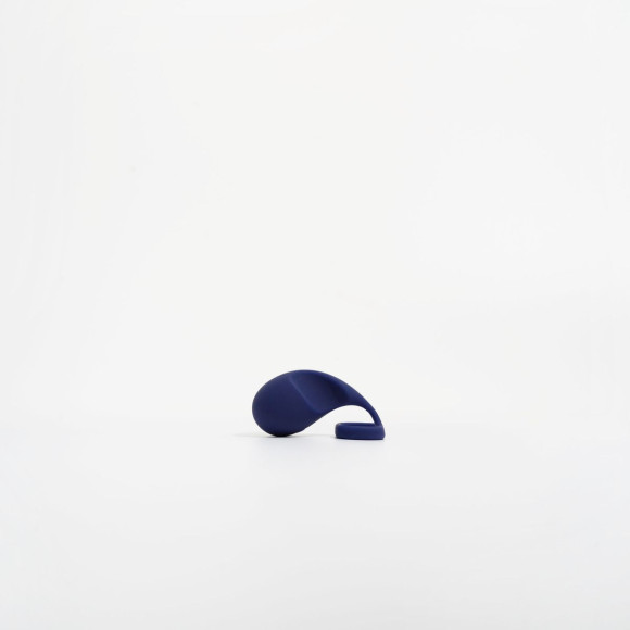 Синий вибростимулятор на пальцы Lunar