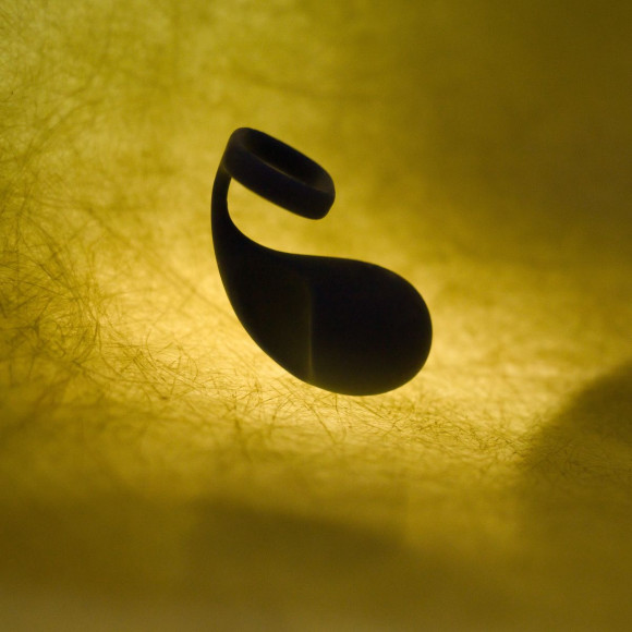 Синий вибростимулятор на пальцы Lunar