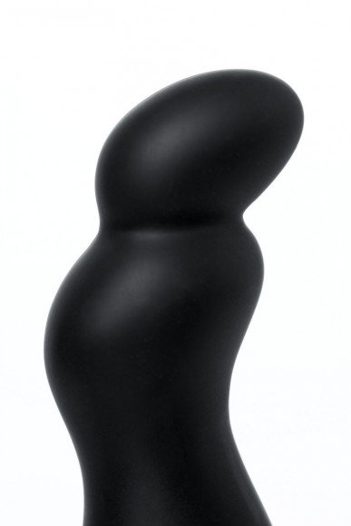 Чёрная анальная втулка G Point D-PENG с пультом - 12,3 см.