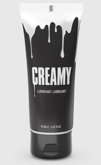 Смазка на водной основе Creamy с консистенцией спермы - 70 мл. Смазка на водной основе Creamy с консистенцией спермы - 70 мл.