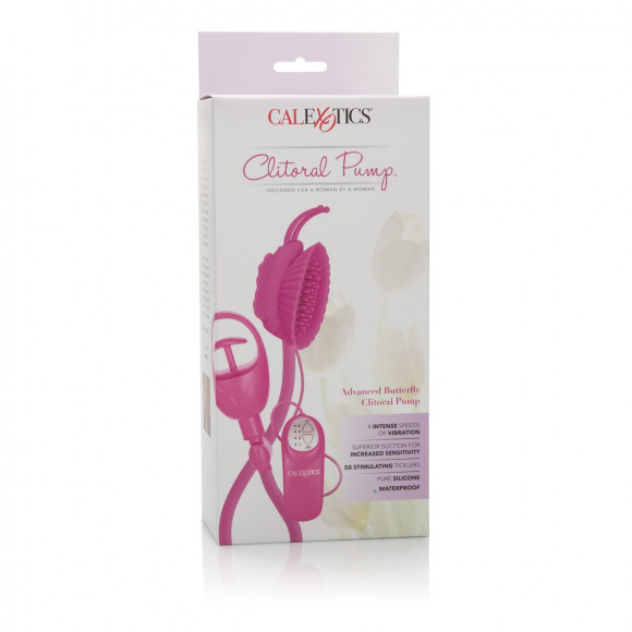 Помпа клиторальная с вибрацией Advanced Butterfly Clitoral Pump