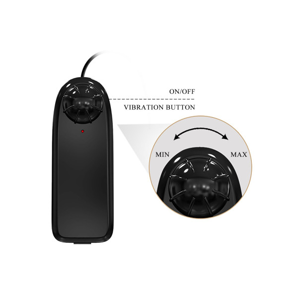 Телесный вибратор с большой мошонкой Jason - 25 см.