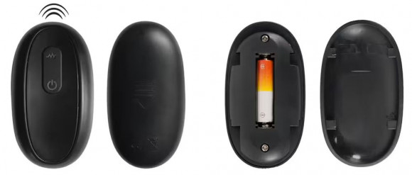 Черная вибронасадка для пениса с хомутом для мошонки и пультом ДУ Remote Controlled Penis Extension