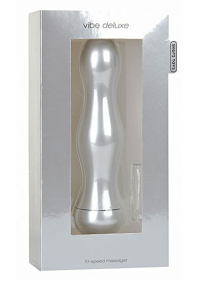 Вибратор Vibe Deluxe Silver - 16,5 см.