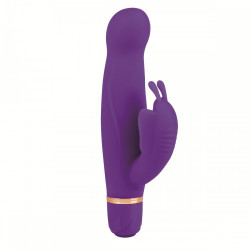 Фиолетовый вибратор с клиторальной бабочкой ENTINCE ELIZABETH 