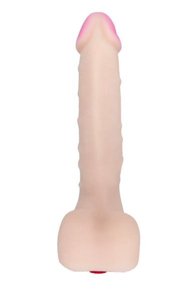 Вибратор-реалистик с мошонкой ANDROID II - 23 см.