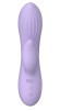 Сиреневый вибратор-кролик Hippo - 17 см.