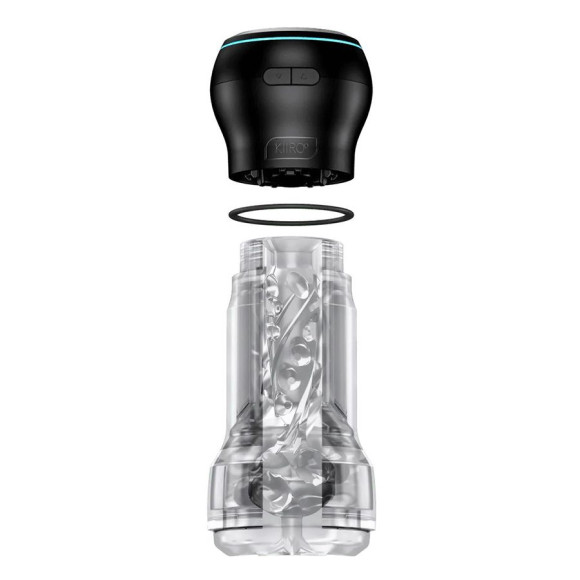 Набор PowerBlow & Feel Pocket Stroker Crystal: мастурбатор и интерактивная насадка