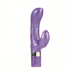 Фиолетовый вибратор PLATINUM EDITION G-KISS 