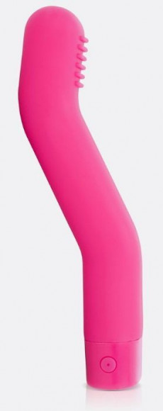 Изогнутый вибратор Reach It Charged Vibe - 17 см.