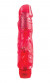 Красный вибратор JUICY JEWELS - 16 см.