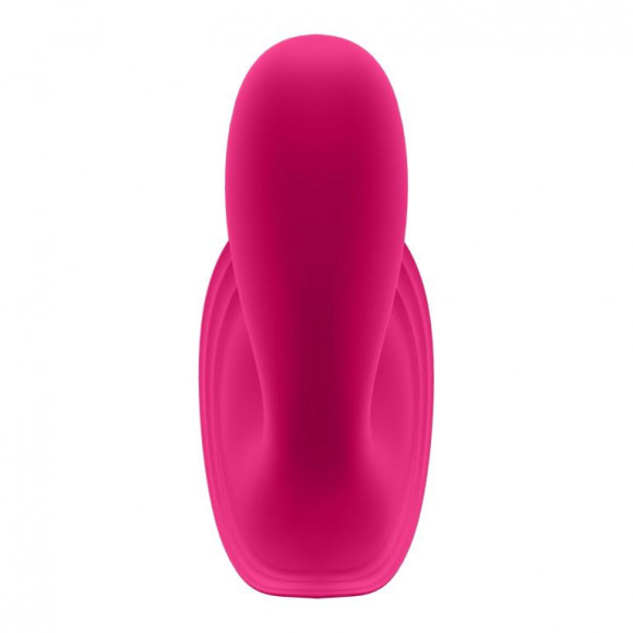 Розовый вибромассажер для ношения Top Secret