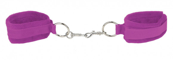 Фиолетовые наручники Velcro Cuffs Purple