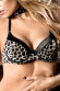 Бюстгальтер с леопардовым узором, мягкими чашечками и косточками Beauty Inside The Beast