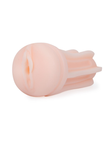 Телесный мастурбатор-вагина в пластиковой колбе