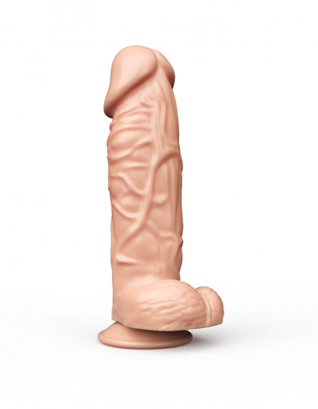 Фаллоимитатор с ярко выраженной головкой - 21 см.