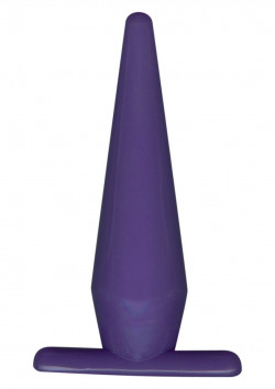 Фиолетовая анальная пробка Funky - 10,5 см.